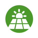 Image of green Solar services icon for Orton&Wenlock service page