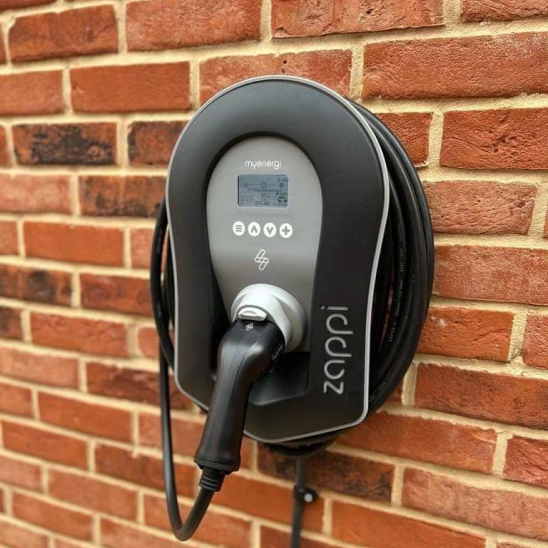 Electric car charger installation